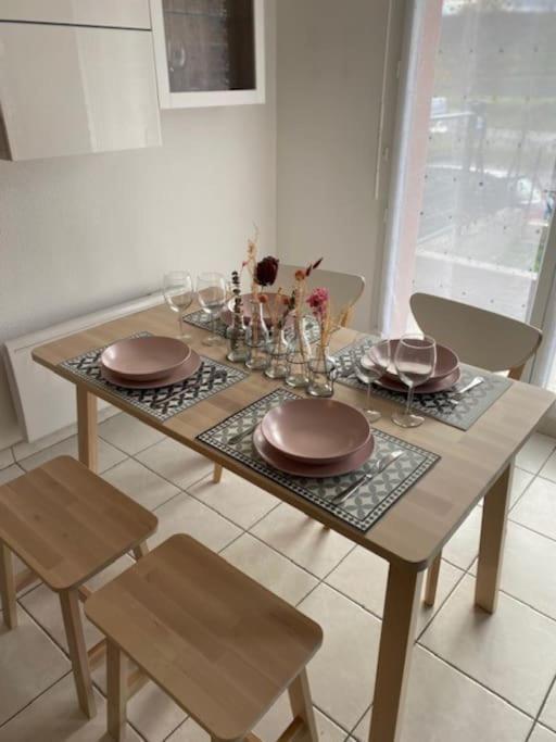 Mulhouse Grand T2 -  La Fonderie -Parking Gratuit Apartment Bagian luar foto